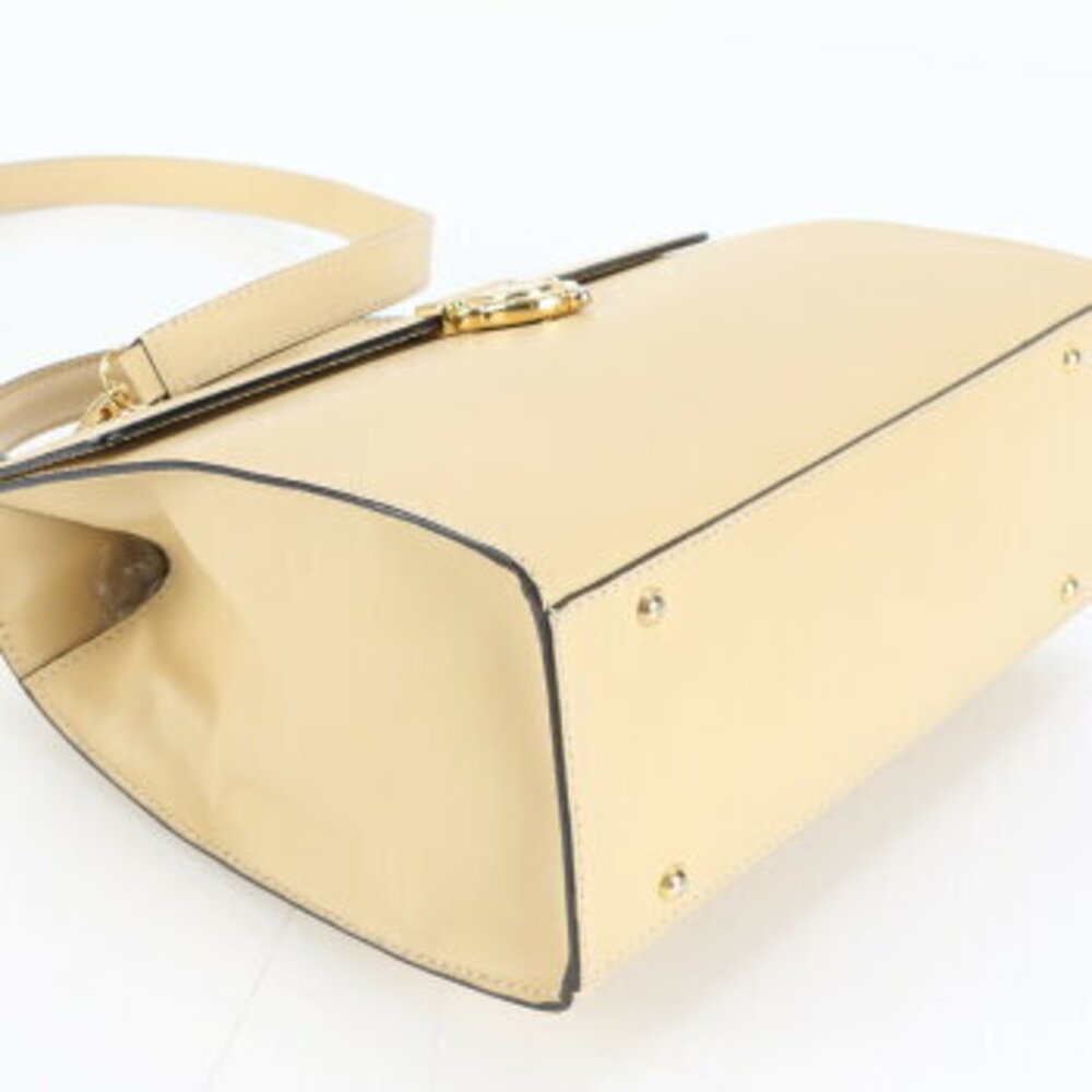 Celine leather shoulder bag hand top handles Beige Tan - Picture 4 of 9